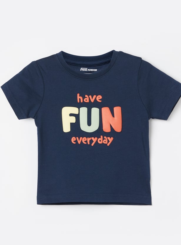 FAME FOREVER Boys Printed T-shirt